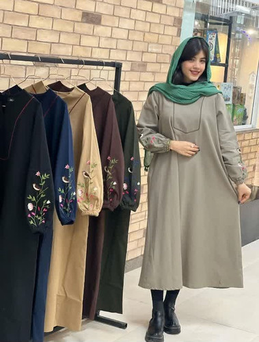 کفتان پرنده آستین گلدوزی