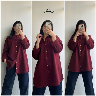 تونیک مانتو الیاف طبیعی بیسیک و ساده