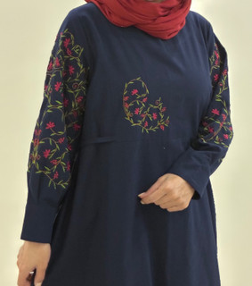 پیراهن کفتان گلدوزی شادی